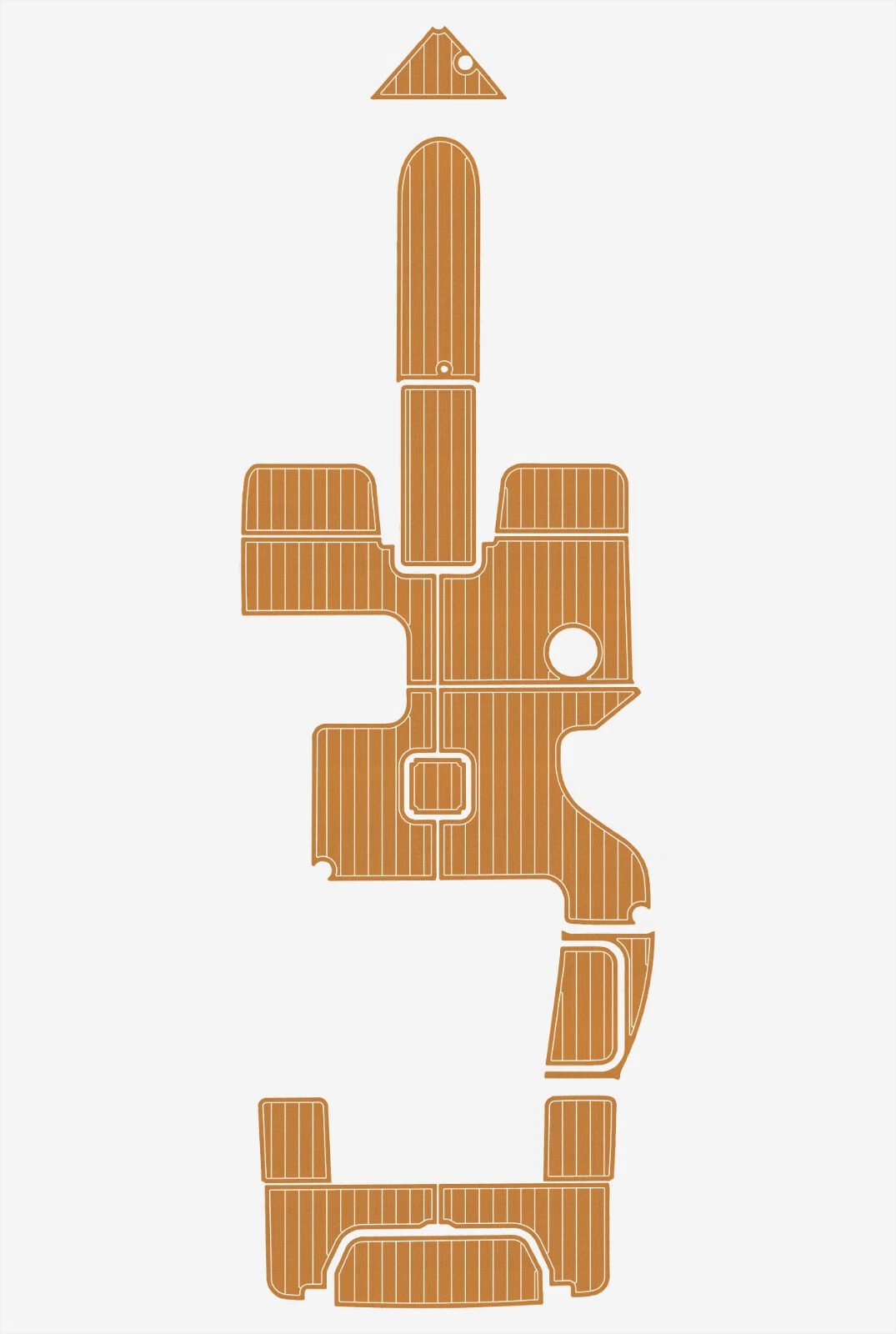 1 Kit EVA foam faux teak flooring 6mm 2014-2021 Cobalt R3