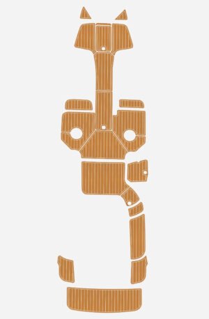 EVA foam faux teak marine deck flooring 2008-2009 Cobalt 272 BR (2) 1 Kit EVA foam faux teak marine deck flooring 2008-2009 Cobalt 272 BR