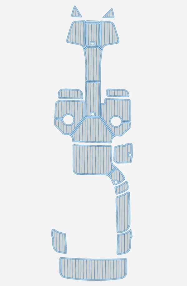 EVA foam faux teak marine deck flooring 2008-2009 Cobalt 272 BR (7) 1 Kit EVA foam faux teak marine deck flooring 2008-2009 Cobalt 272 BR