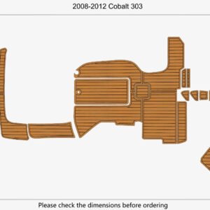 1 Kit EVA foam faux teak marine deck flooring 2008-2012 Cobalt 303