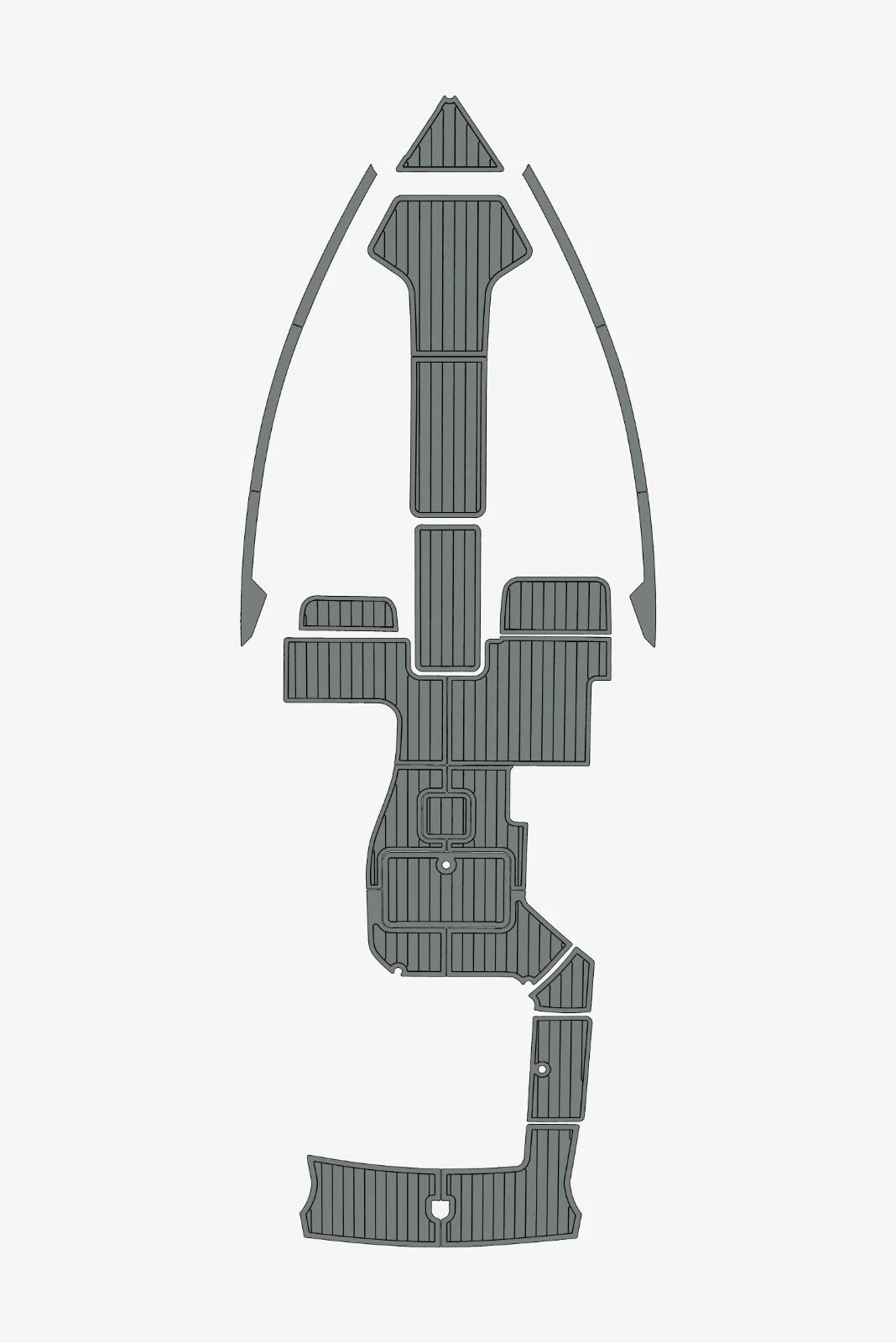 1 Kit EVA foam faux teak marine deck flooring 2009-2014 Cobalt 276