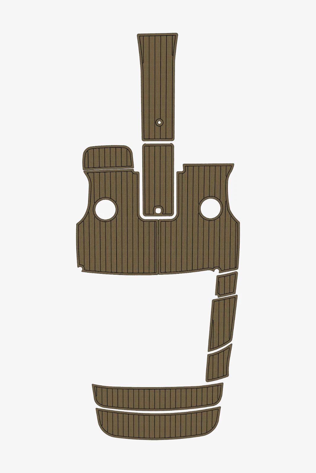 1 Kit EVA foam faux teak marine deck flooring 2010 Cobalt 210