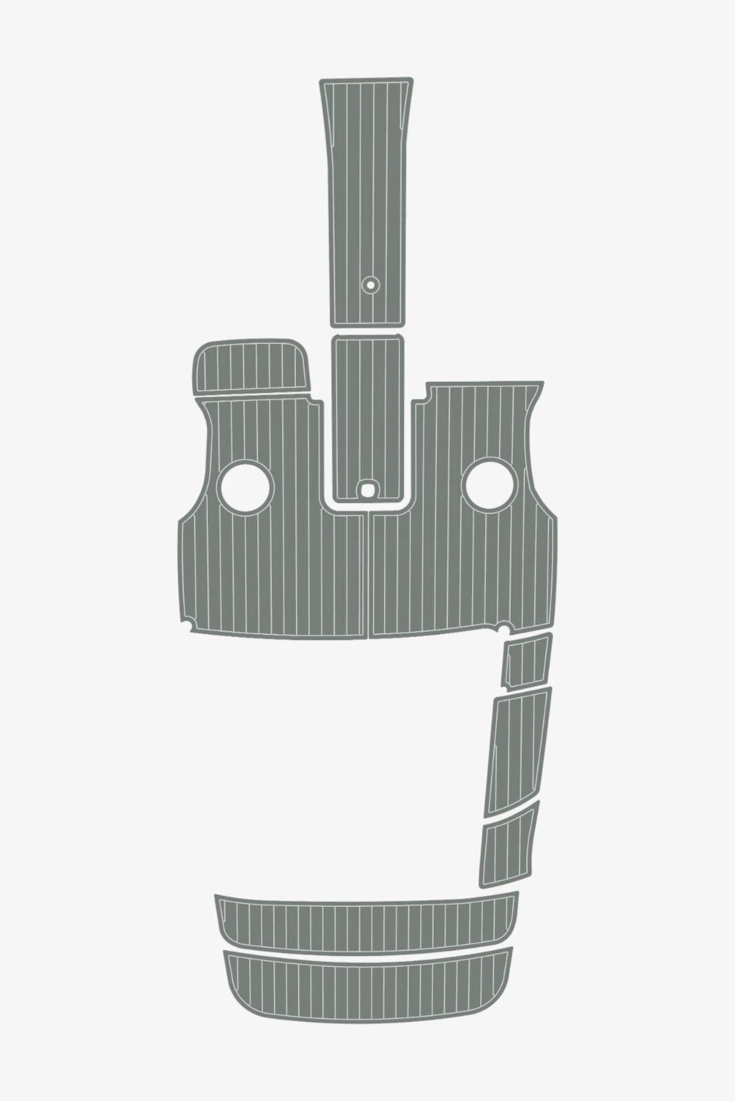 1 Kit EVA foam faux teak marine deck flooring 2010 Cobalt 210