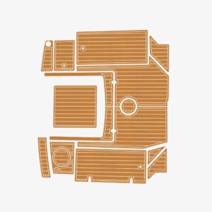 EVA foam faux teak marine deck flooring Bayliner Trophy 2159 Anti-slip (5) 1 Kit EVA foam marine flooring faux teak Bayliner Trophy 2159 Anti-slip