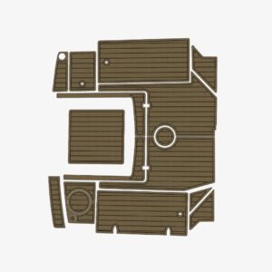 EVA foam faux teak marine deck flooring Bayliner Trophy 2159 Anti-slip (6) 1 Kit EVA foam marine flooring faux teak Bayliner Trophy 2159 Anti-slip