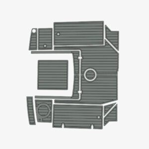 EVA foam faux teak marine deck flooring Bayliner Trophy 2159 Anti-slip (7) 1 Kit EVA foam marine flooring faux teak Bayliner Trophy 2159 Anti-slip