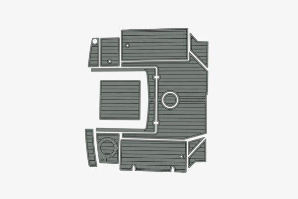 EVA foam faux teak marine deck flooring Bayliner Trophy 2159 Anti-slip (7) 1 Kit EVA foam marine flooring faux teak Bayliner Trophy 2159 Anti-slip