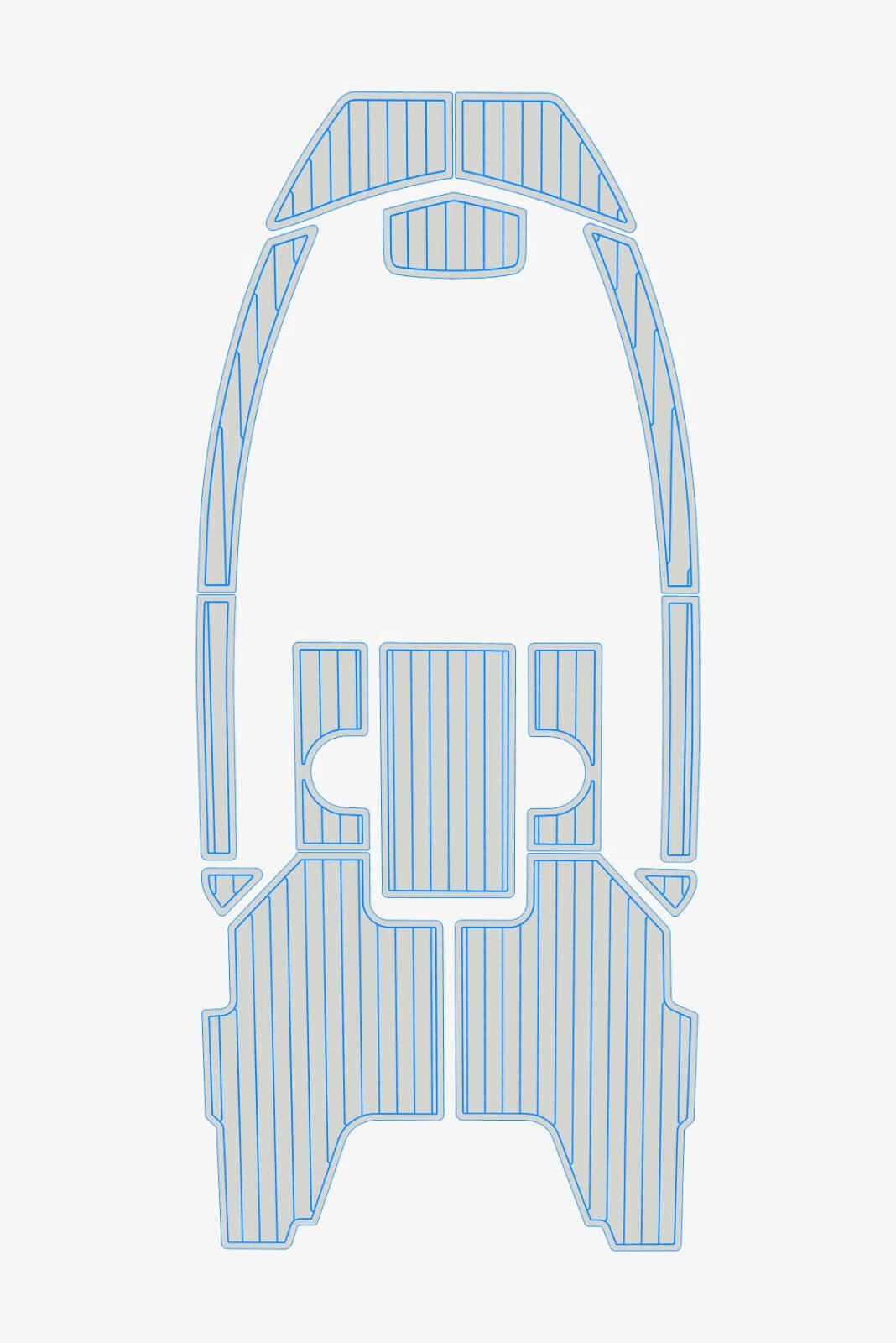 1 Kit EVA foam floor 1996-2001 Bayliner 1802 Cuddy Trophy