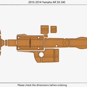 1 Kit EVA foam boat floor 6mm 2008-2014 YAMAHA 240 Cockpit