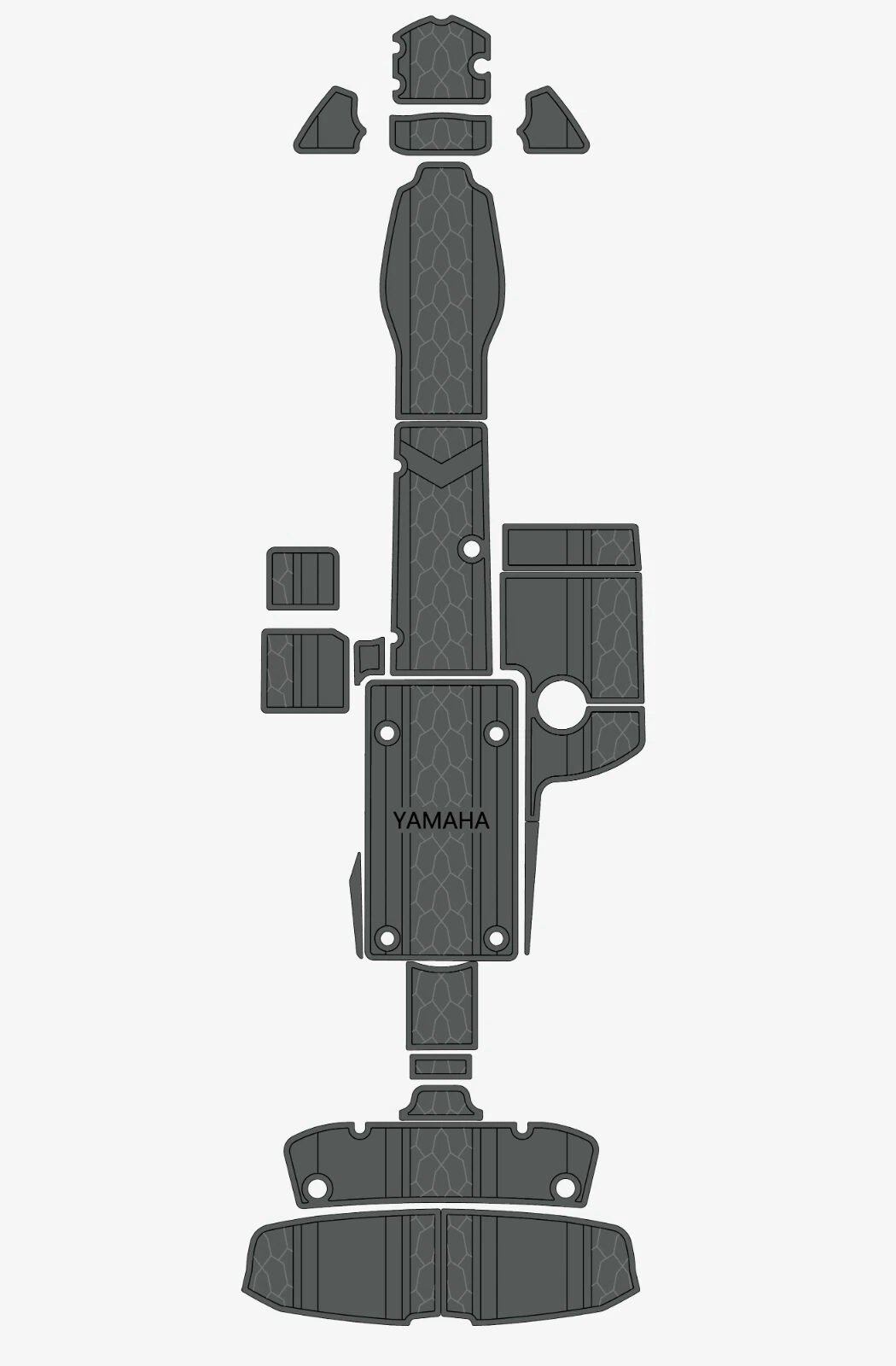 1 Kit EVA foam boat floor 6mm 2008-2014 YAMAHA 240 Cockpit