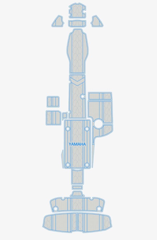 EVA foam floor 6mm 2008-2014 YAMAHA 240 Cockpit (14) 1 Kit EVA foam boat floor 6mm 2008-2014 YAMAHA 240 Cockpit