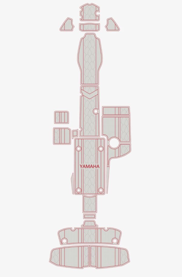 EVA foam floor 6mm 2008-2014 YAMAHA 240 Cockpit (15) 1 Kit EVA foam boat floor 6mm 2008-2014 YAMAHA 240 Cockpit