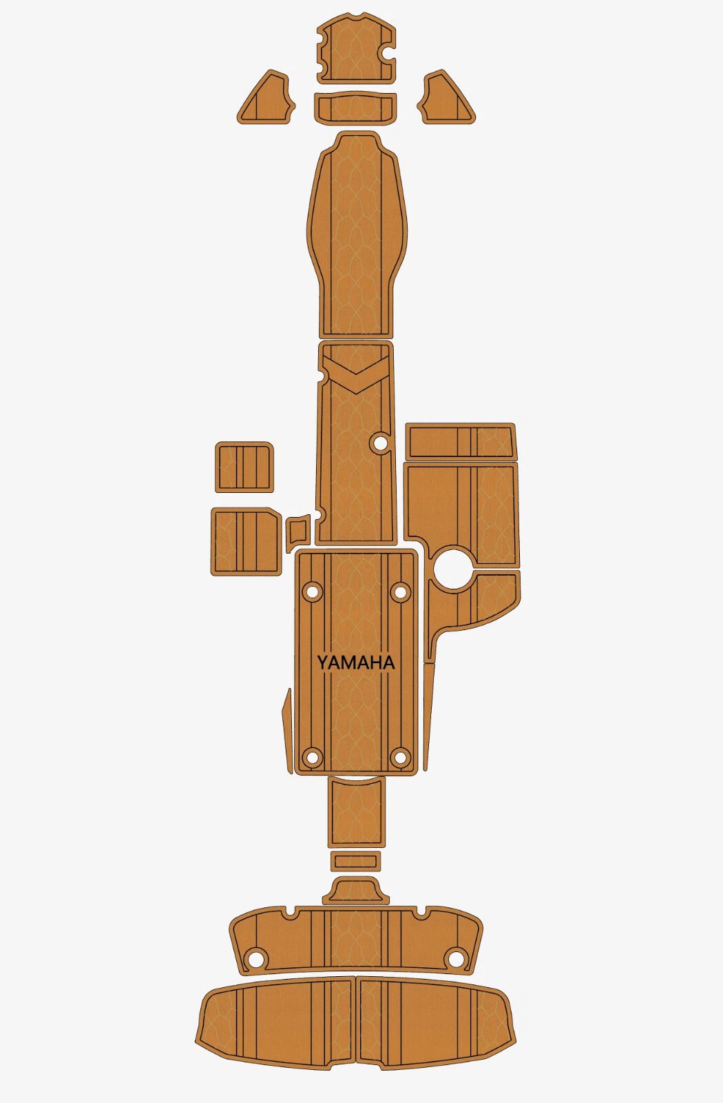 1 Kit EVA foam boat floor 6mm 2008-2014 YAMAHA 240 Cockpit