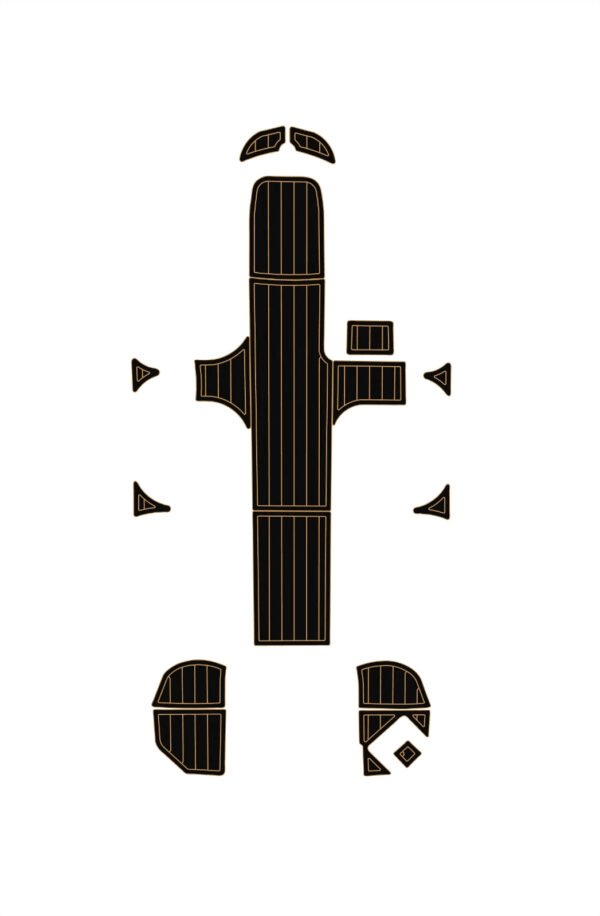 EVA foam floor 6mm 2017-2023 Bayliner Element E18 (1) 1 Kit EVA foam boat floor 6mm 2017-2023 Bayliner Element E18