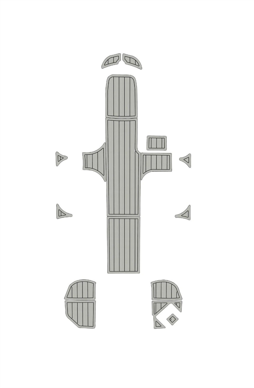 1 Kit EVA foam boat floor 6mm 2017-2023 Bayliner Element E18