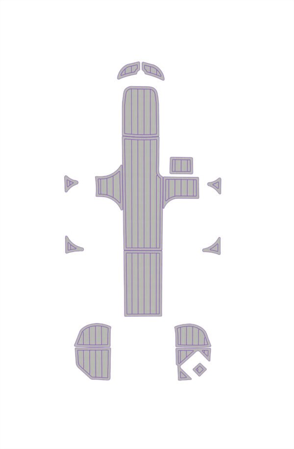 EVA foam floor 6mm 2017-2023 Bayliner Element E18 (19) 1 Kit EVA foam boat floor 6mm 2017-2023 Bayliner Element E18