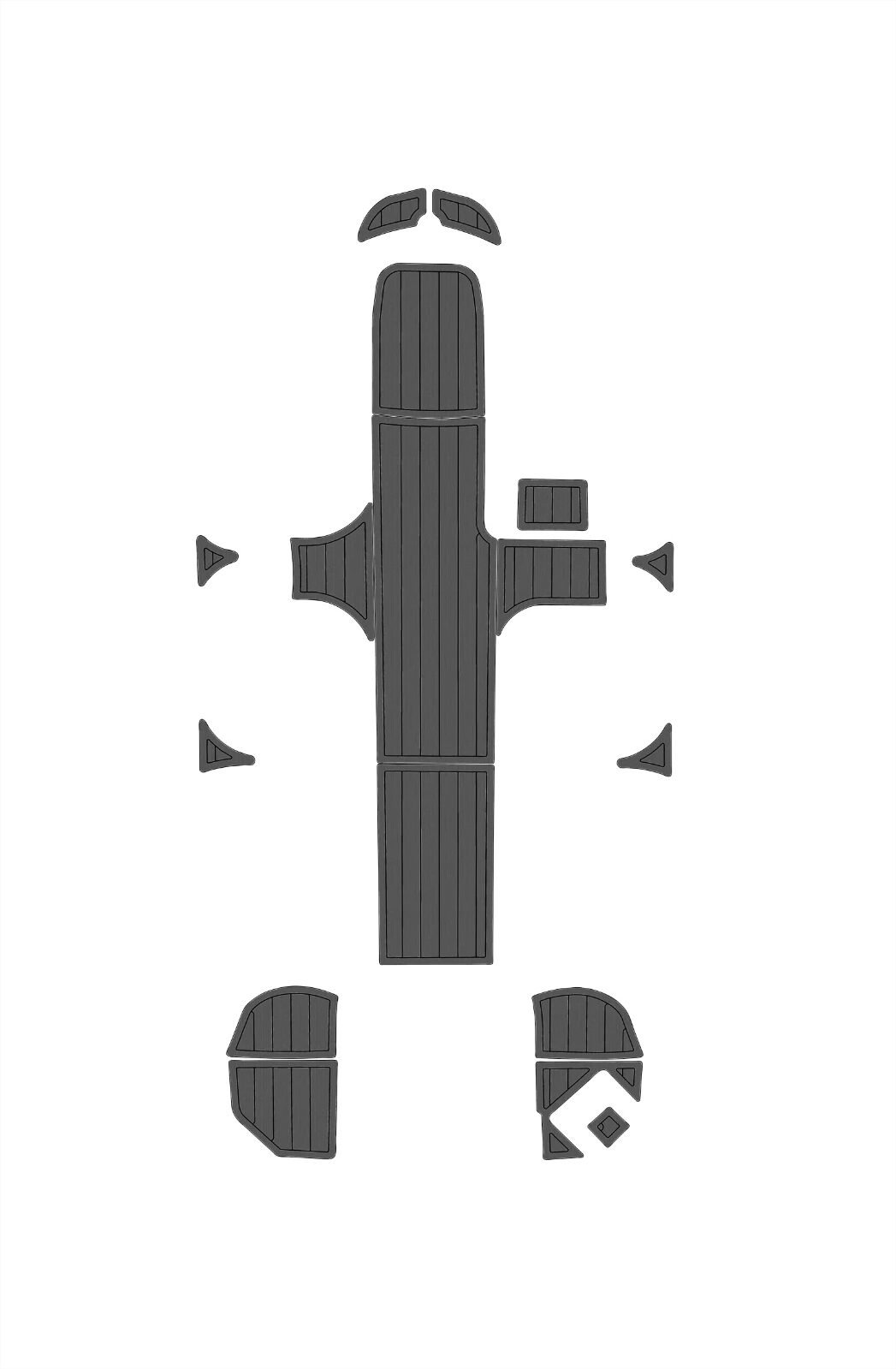 1 Kit EVA foam boat floor 6mm 2017-2023 Bayliner Element E18