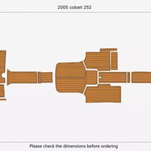 1 Kit EVA foam floor faux teak mat 2000-2007 Cobalt 262