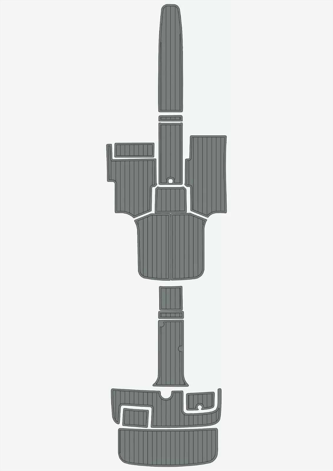 1 Kit EVA foam floor faux teak mat 2000-2007 Cobalt 262