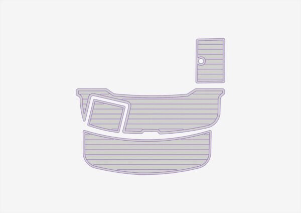 EVA foam floor faux teak mat 2002-2007 Cobalt 240 (5) 1 Kit EVA foam floor faux teak mat 2002-2007 Cobalt 240