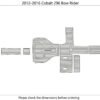 EVA foam flooring 6mm 2012-2016 Cobalt 296 Bow Rider (11) 1 Kit EVA foam flooring 6mm 2012-2016 Cobalt 296 Bow Rider