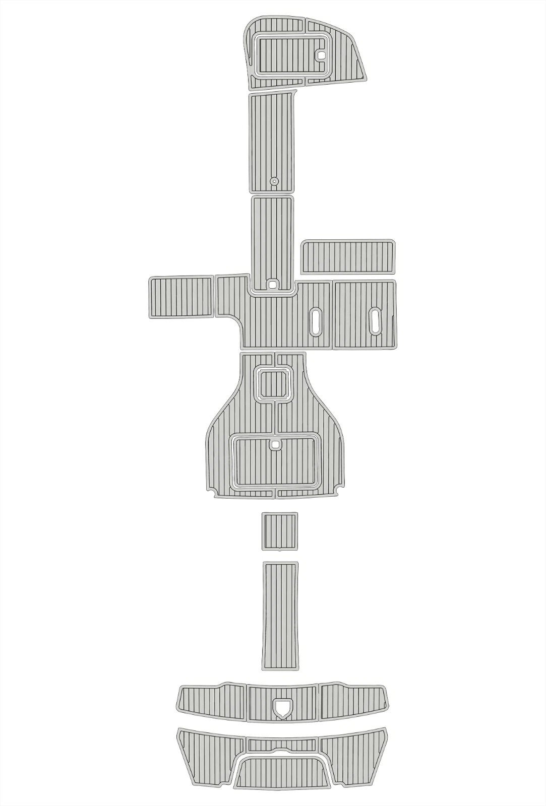 1 Kit EVA foam flooring 6mm 2012-2016 Cobalt 296 Bow Rider