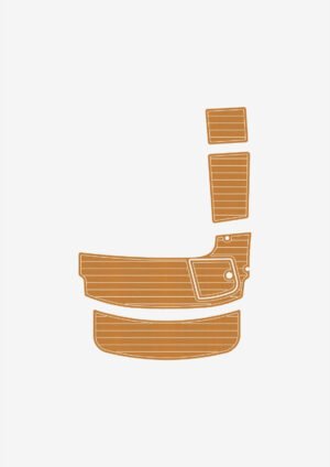 EVA foam flooring faux teak 1999-2006 Cobalt 226 (10) 1 Kit EVA foam flooring faux teak 1999-2006 Cobalt 226