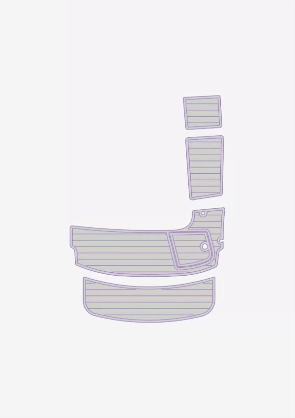 EVA foam flooring faux teak 1999-2006 Cobalt 226 (14) 1 Kit EVA foam flooring faux teak 1999-2006 Cobalt 226