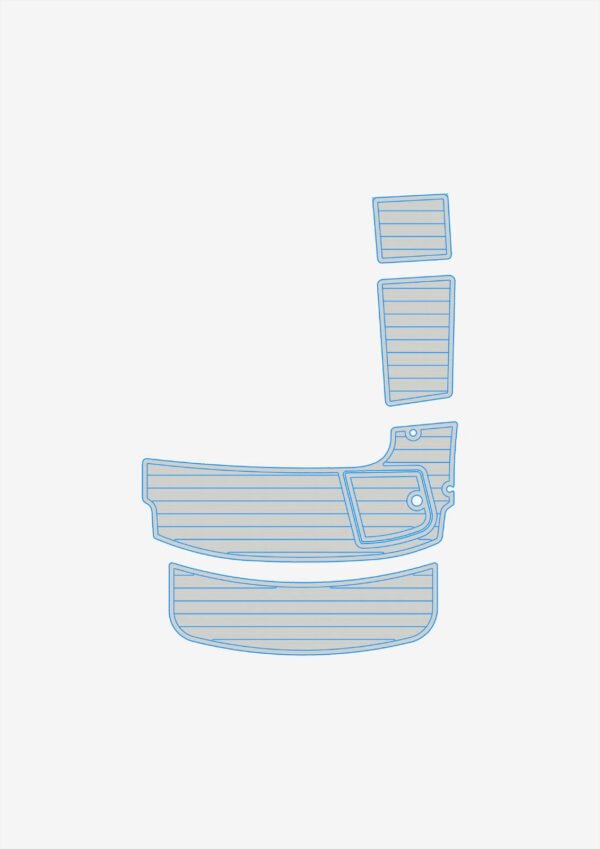 EVA foam flooring faux teak 1999-2006 Cobalt 226 (16) 1 Kit EVA foam flooring faux teak 1999-2006 Cobalt 226