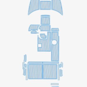 1 Kit EVA foam flooring faux teak 6mm 1997-1999 Bayliner 2655 Ciera