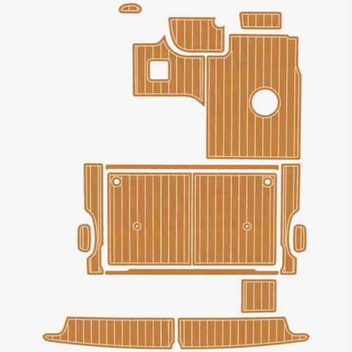 1 Kit EVA foam flooring faux teak 6mm 1997-2002 Bayline 2855