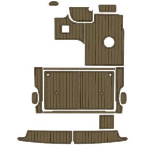 1 Kit EVA foam flooring faux teak 6mm 1997-2002 Bayline 2855