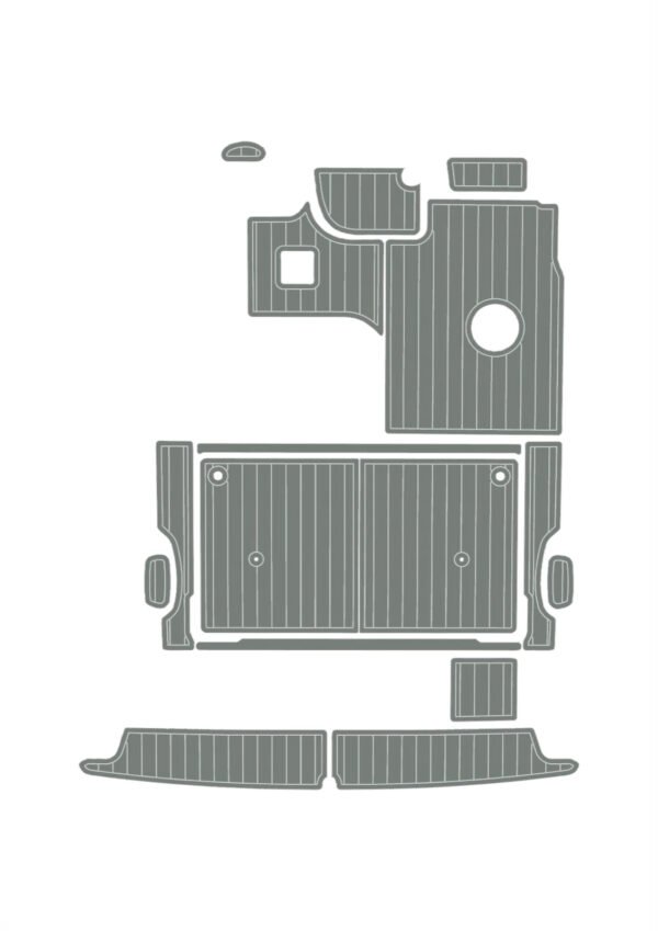 EVA foam flooring faux teak 6mm 1997-2002 Bayline 2855 (8) 1 Kit EVA foam flooring faux teak 6mm 1997-2002 Bayline 2855