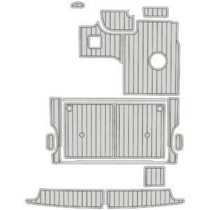 1 Kit EVA foam flooring faux teak 6mm 1997-2002 Bayline 2855