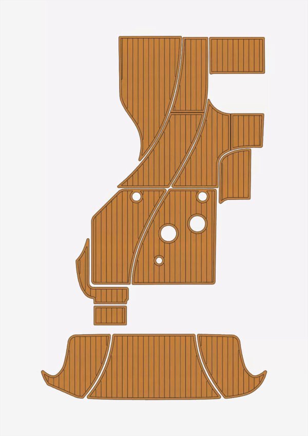 EVA foam flooring faux teak 6mm 2008-2009 Bayliner 325 (1) 1 Kit EVA foam flooring faux teak 6mm 2008-2009 Bayliner 325