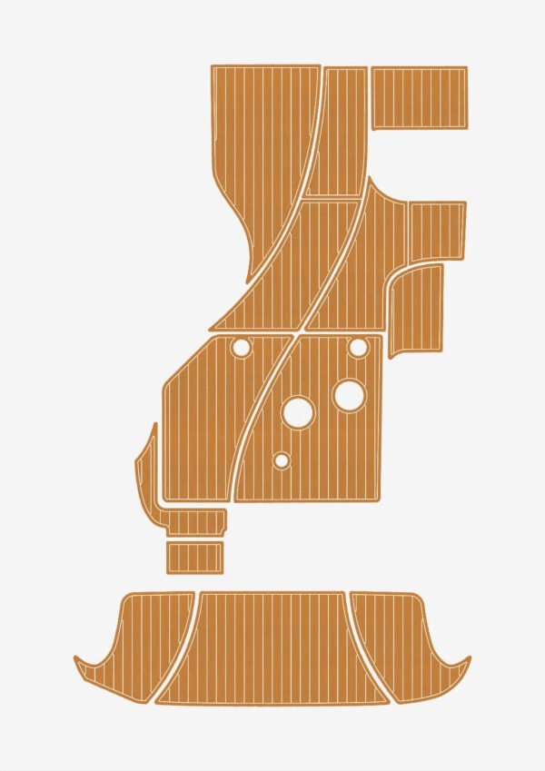 EVA foam flooring faux teak 6mm 2008-2009 Bayliner 325 (10) 1 Kit EVA foam flooring faux teak 6mm 2008-2009 Bayliner 325