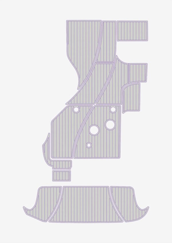 EVA foam flooring faux teak 6mm 2008-2009 Bayliner 325 (14) 1 Kit EVA foam flooring faux teak 6mm 2008-2009 Bayliner 325