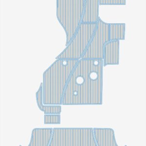 1 Kit EVA foam flooring faux teak 6mm 2008-2009 Bayliner 325