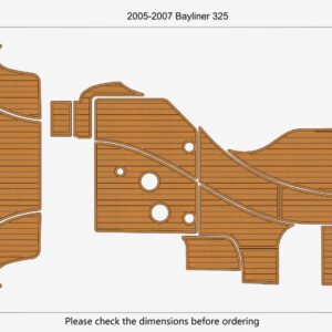 1 Kit EVA foam flooring faux teak 6mm 2008-2009 Bayliner 325