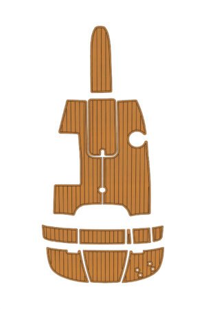 EVA foam flooring faux teak 6mm 2010-2016 Bayliner 185 BR (1) 1 Kit EVA foam flooring faux teak 6mm 2010-2016 Bayliner 185 BR