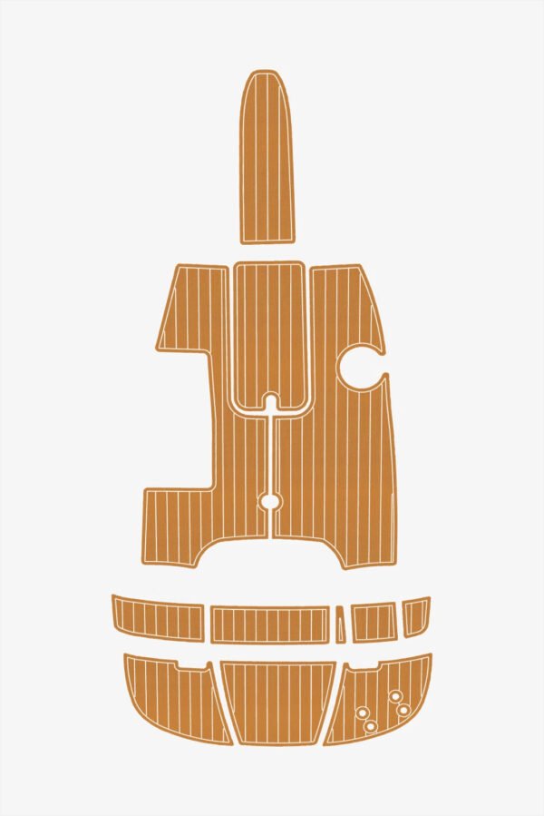 1 Kit EVA foam flooring faux teak 6mm 2010-2016 Bayliner 185 BR