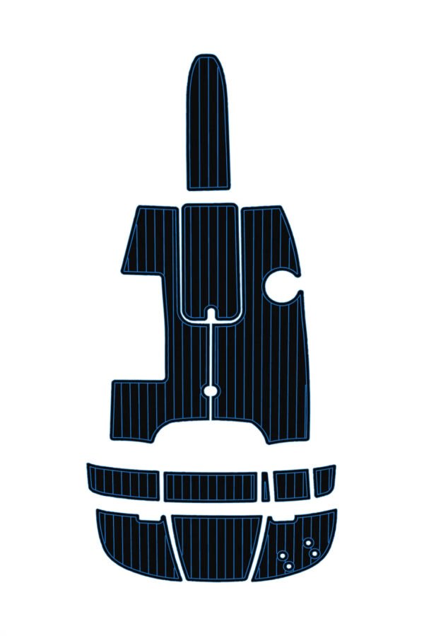 1 Kit EVA foam flooring faux teak 6mm 2010-2016 Bayliner 185 BR