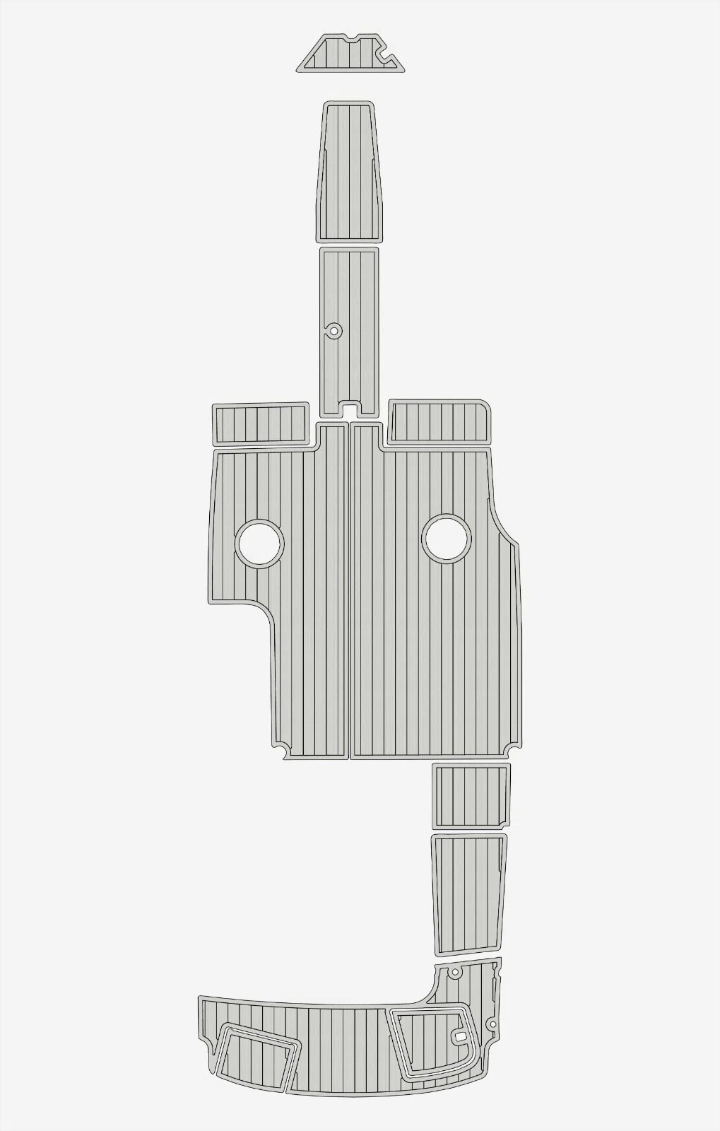 1 Kit EVA foam flooring faux teak mat 2000-2006 Cobalt 246