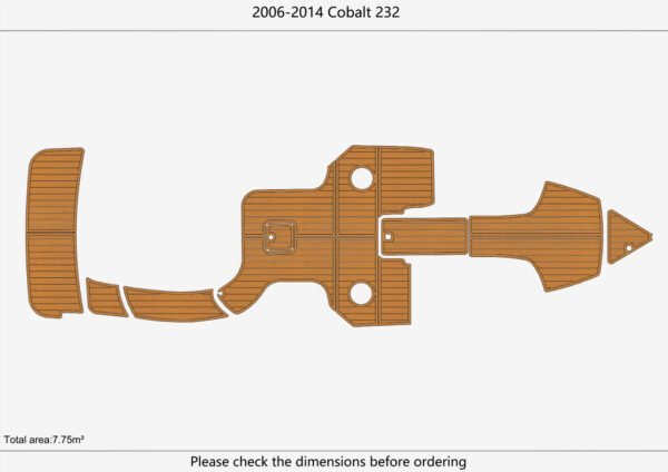 EVA foam flooring faux teak mat 2006-2014 cobalt 232 (11) 1 Kit EVA foam flooring faux teak mat 2006-2014 cobalt 232