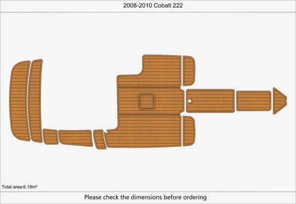 EVA foam flooring faux teak mat 2008- 2010 cobalt 222 Cockpit (12) 1 Kit EVA foam flooring faux teak mat 2008- 2010 cobalt 222 Cockpit