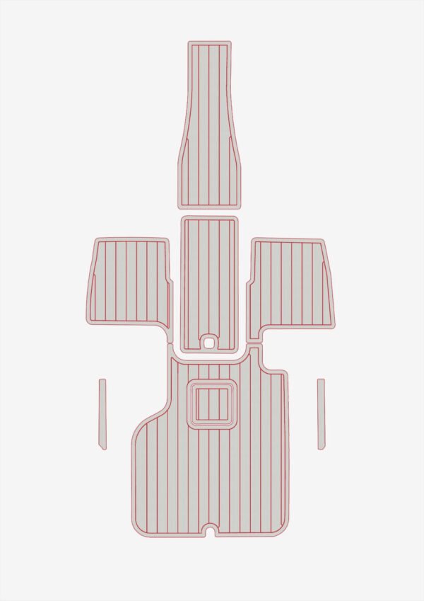 EVA foam flooring faux teak mat 2016-2017 Cobalt 220S (10) 1 Kit EVA foam flooring faux teak mat 2016-2017 Cobalt 220S