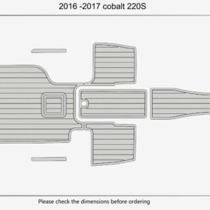 1 Kit EVA foam boat floor 6mm Anti-slip mat 2016-2017 Cobalt 220S