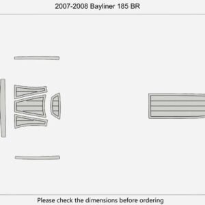 EVA foam flooring marine deck Anti-slip 2007-2008 Bayliner 185 BR (3) 1 Kit EVA foam flooring marine deck Anti-slip 2007-2008 Bayliner 185 BR
