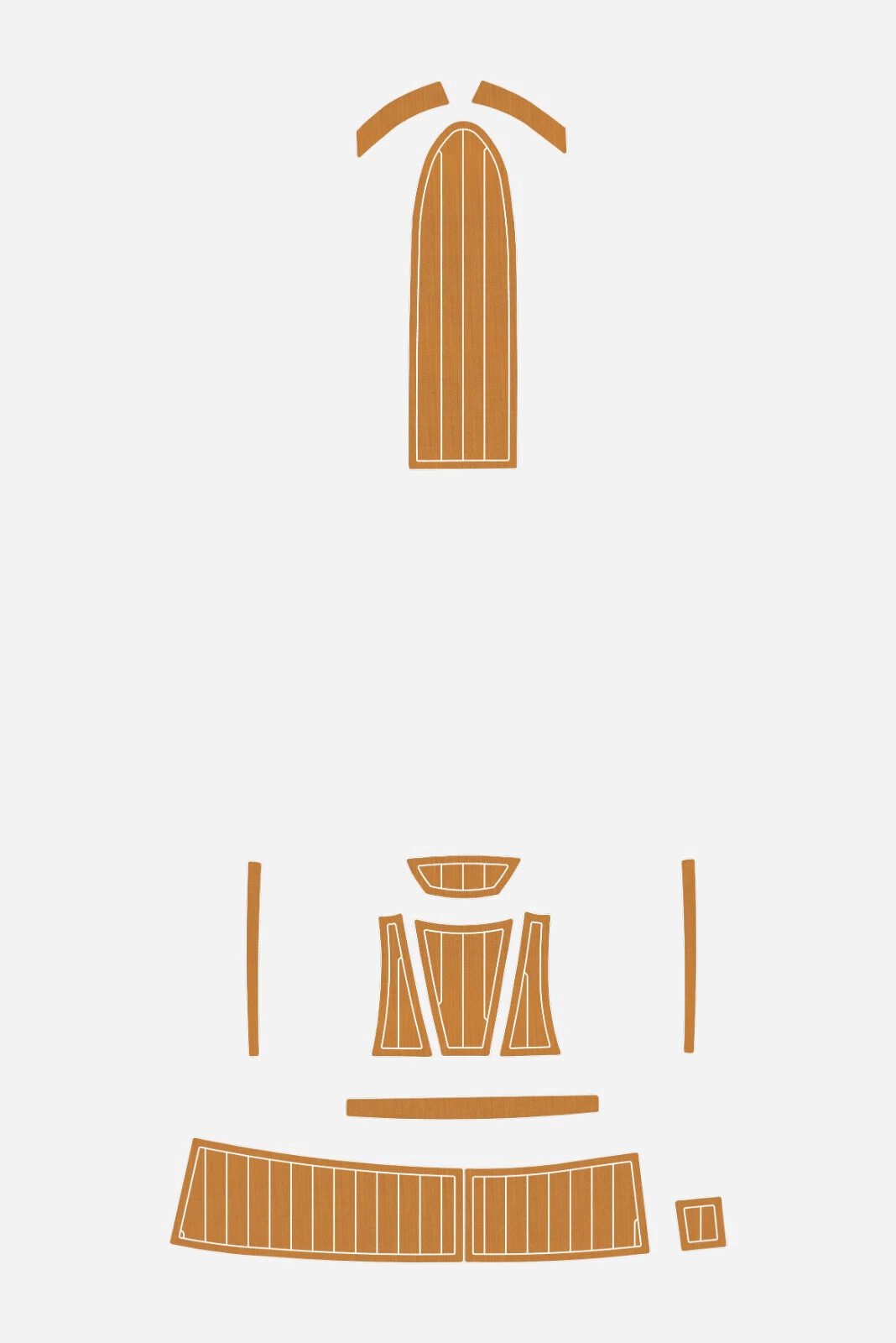 EVA foam flooring marine deck Anti-slip 2007-2008 Bayliner 185 BR (5) 1 Kit EVA foam flooring marine deck Anti-slip 2007-2008 Bayliner 185 BR