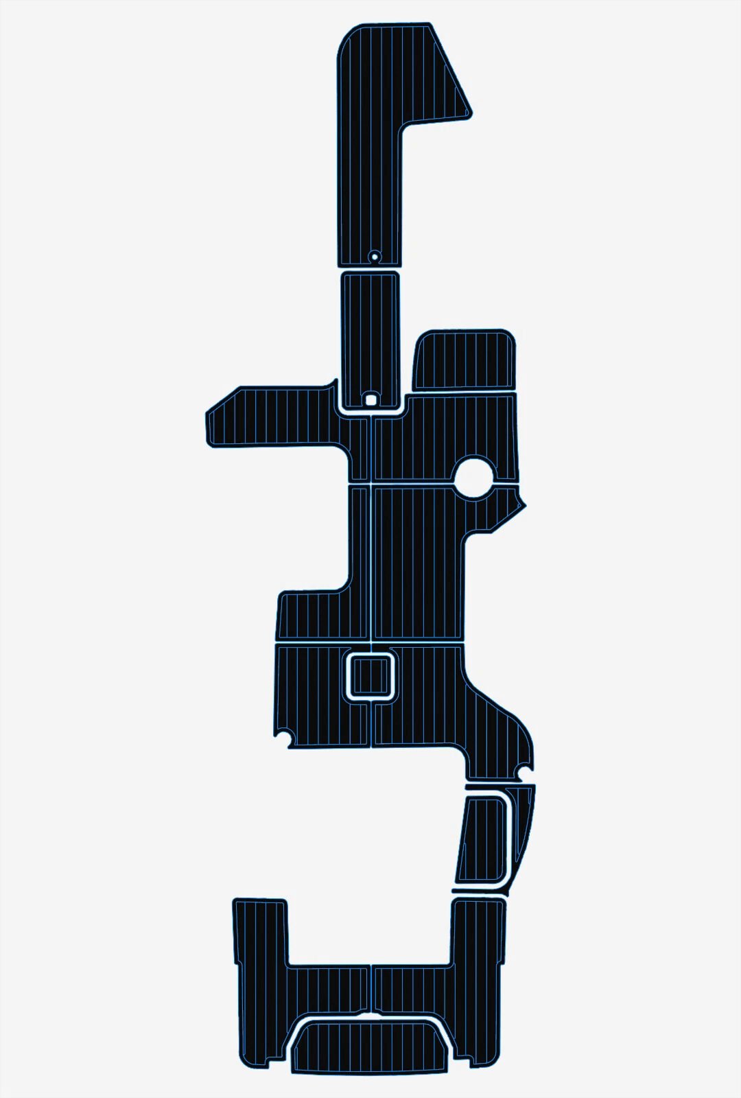 1 Kit EVA foam fuax teak floor 6mm 2014-2017 Cobalt R7 WSS
